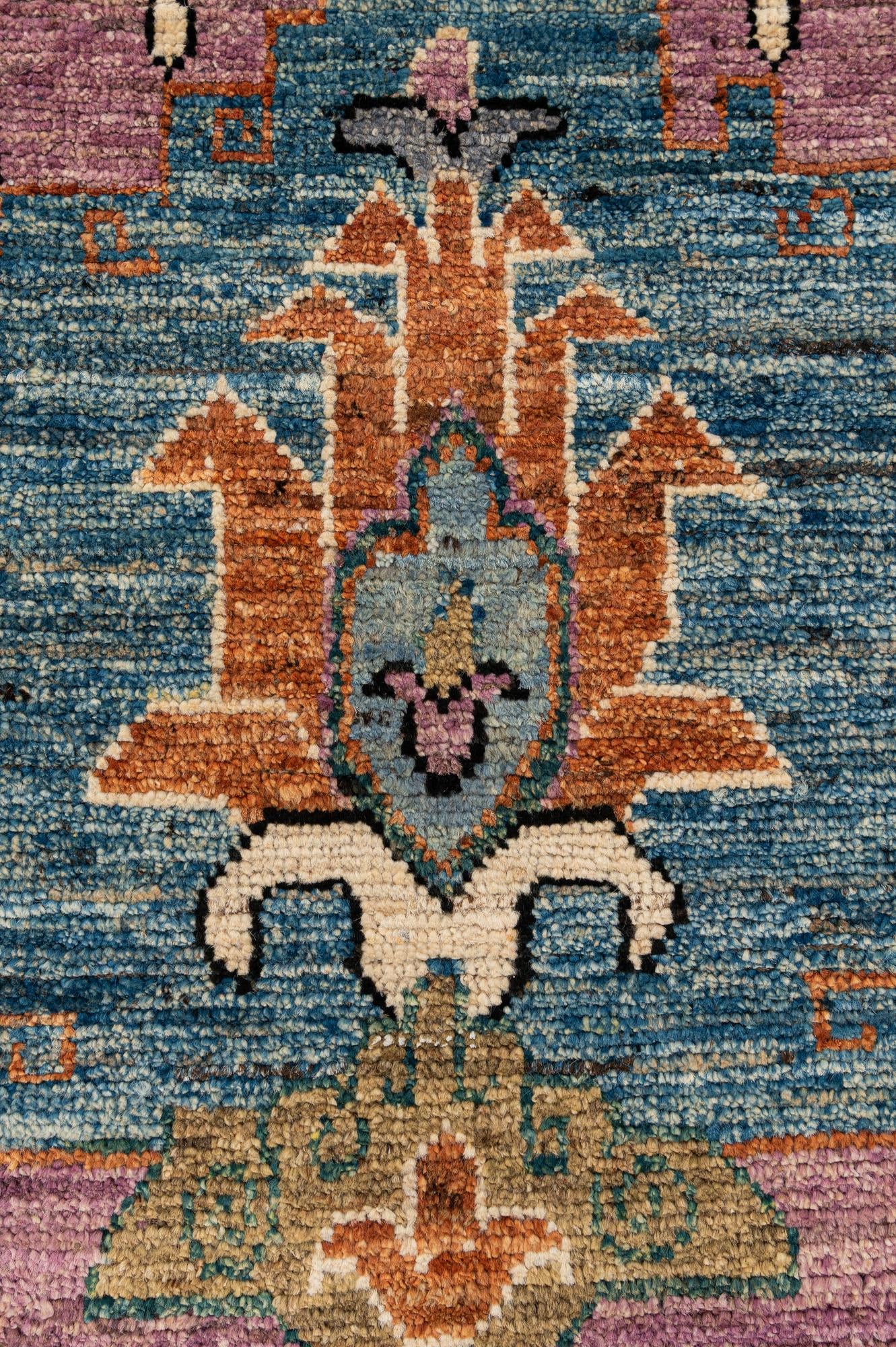 8' 4 x 10' 2 Hand Knotted Oushak Wool Rug