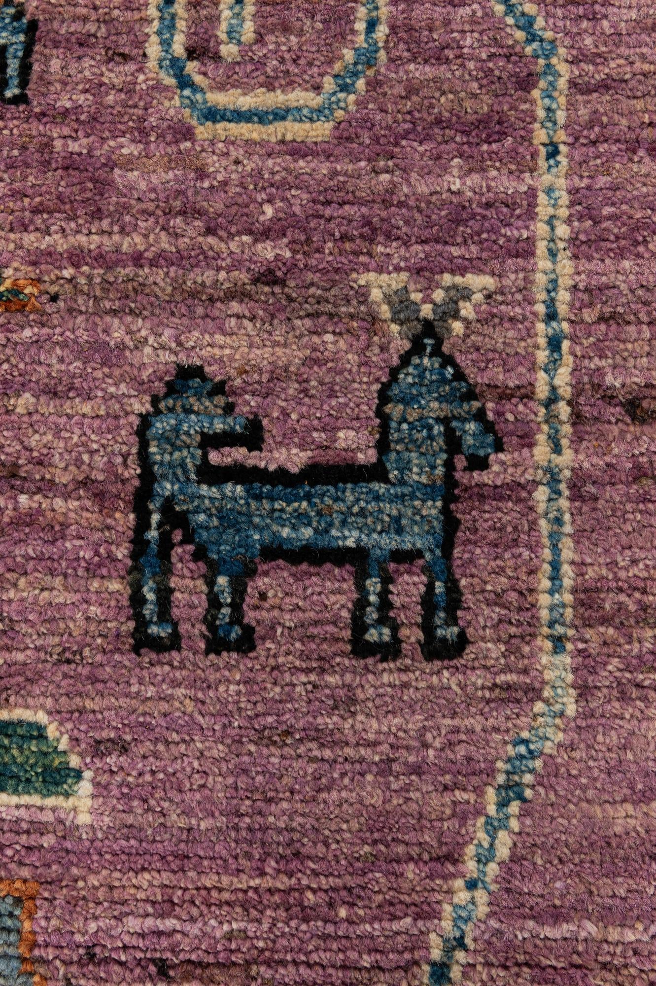 8' 4 x 10' 2 Hand Knotted Oushak Wool Rug