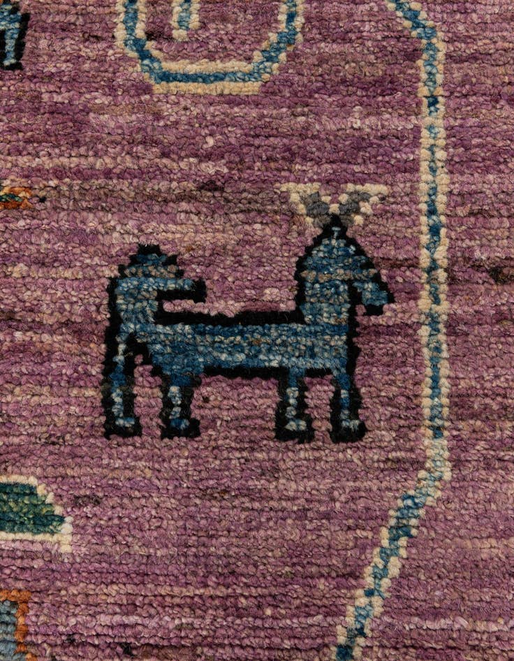 Detail image of 8' 4 x 10' 2  Hand Knotted Oushak Wool Rug