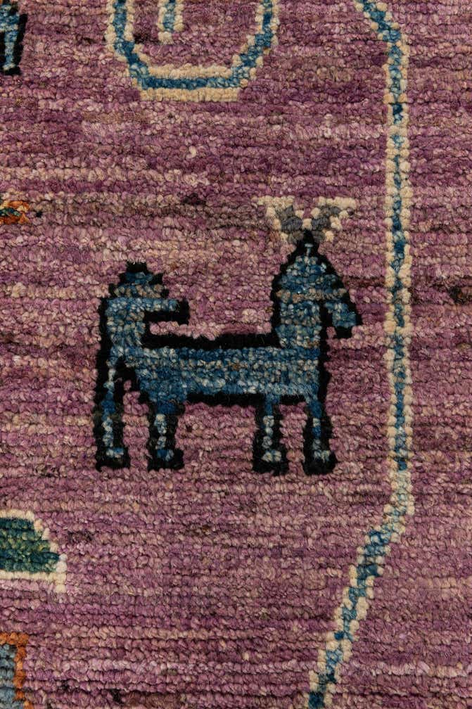 8' 4 x 10' 2 Hand Knotted Oushak Wool Rug