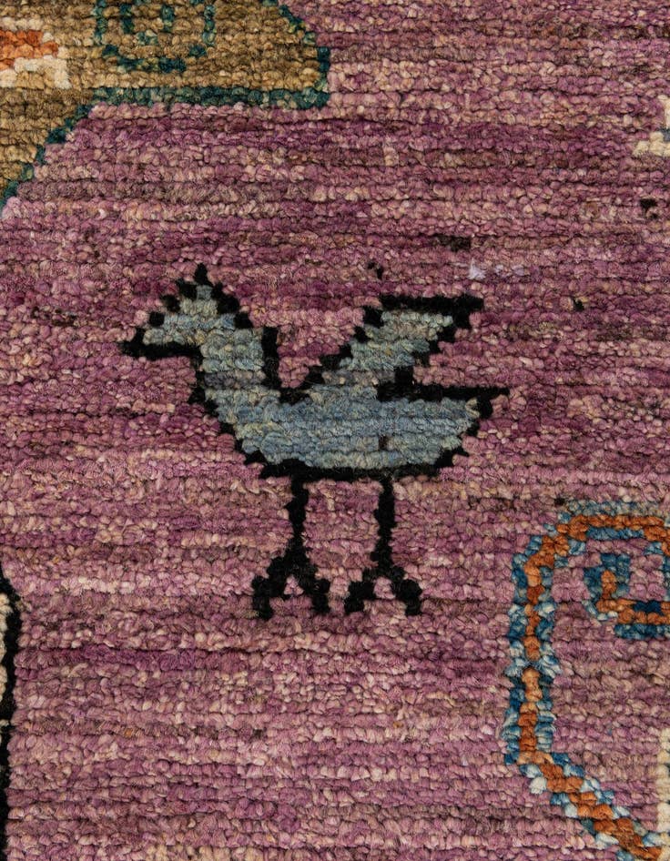Detail image of 8' 4 x 10' 2  Hand Knotted Oushak Wool Rug