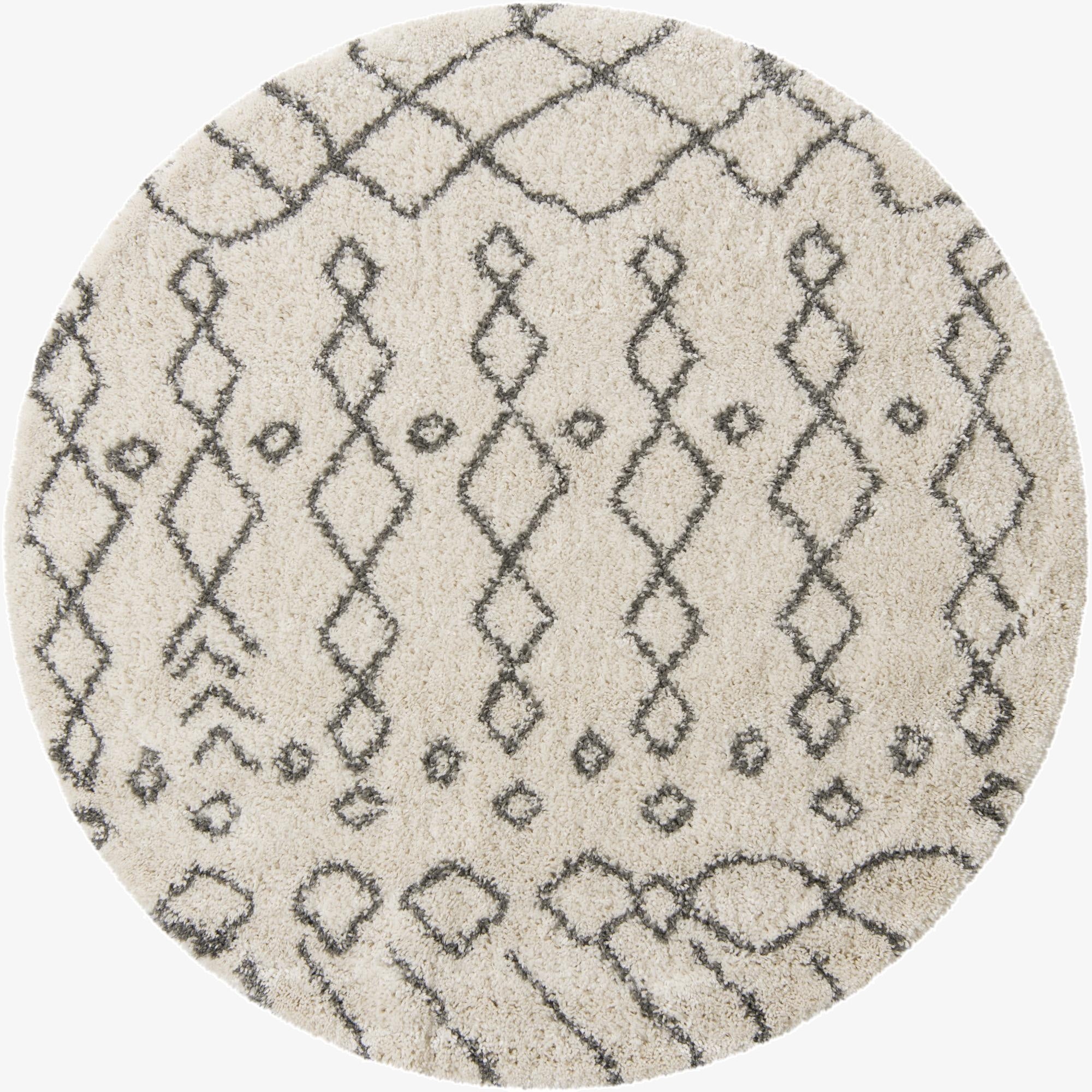 6' x 6' Marrakesh Shag Round Rug