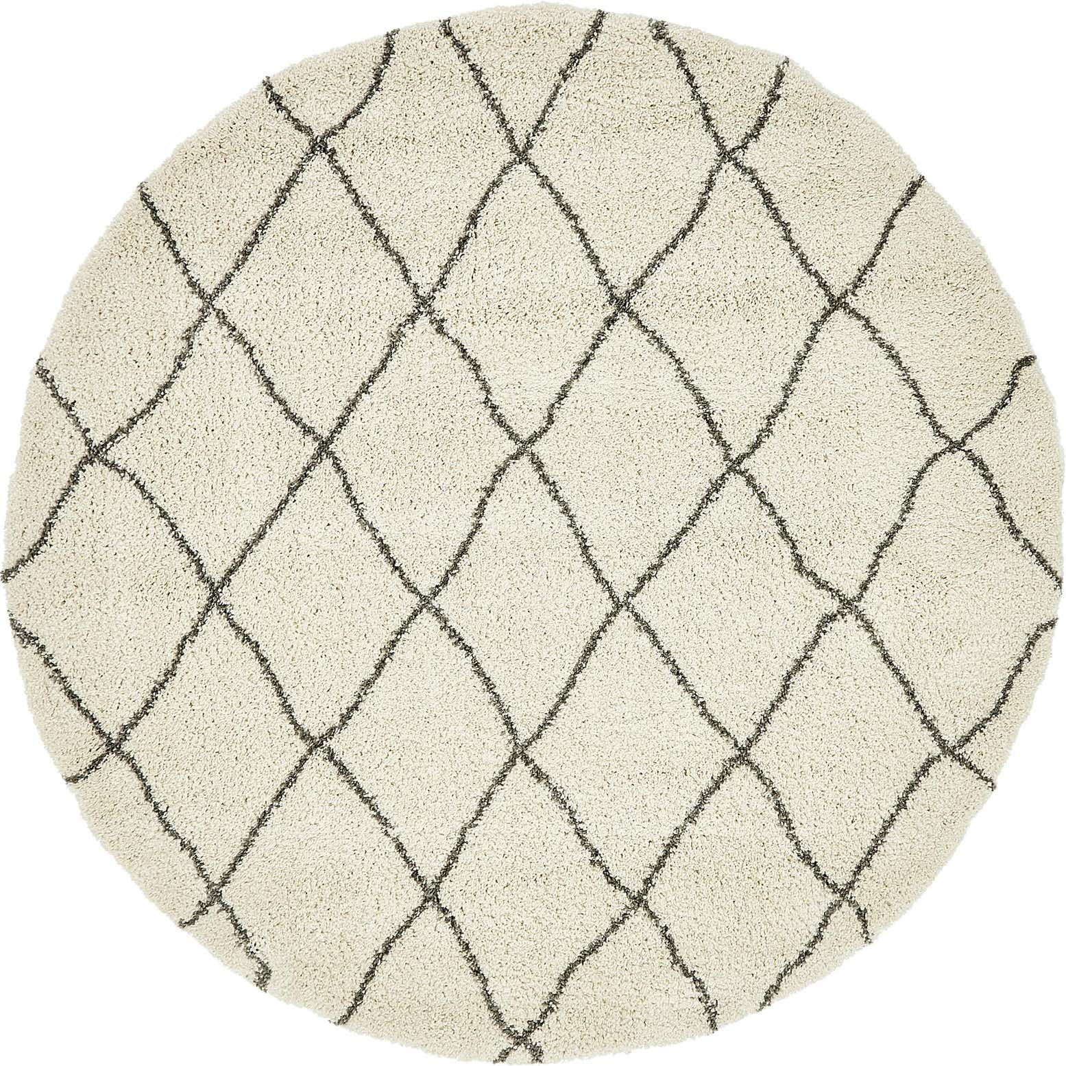 8' x 8' Moroccan Shag Round Rug