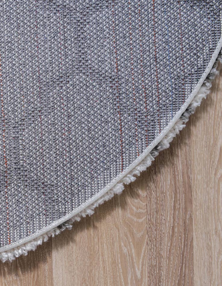 Detail image of 5' x 5' Moroccan Shag Round Rug