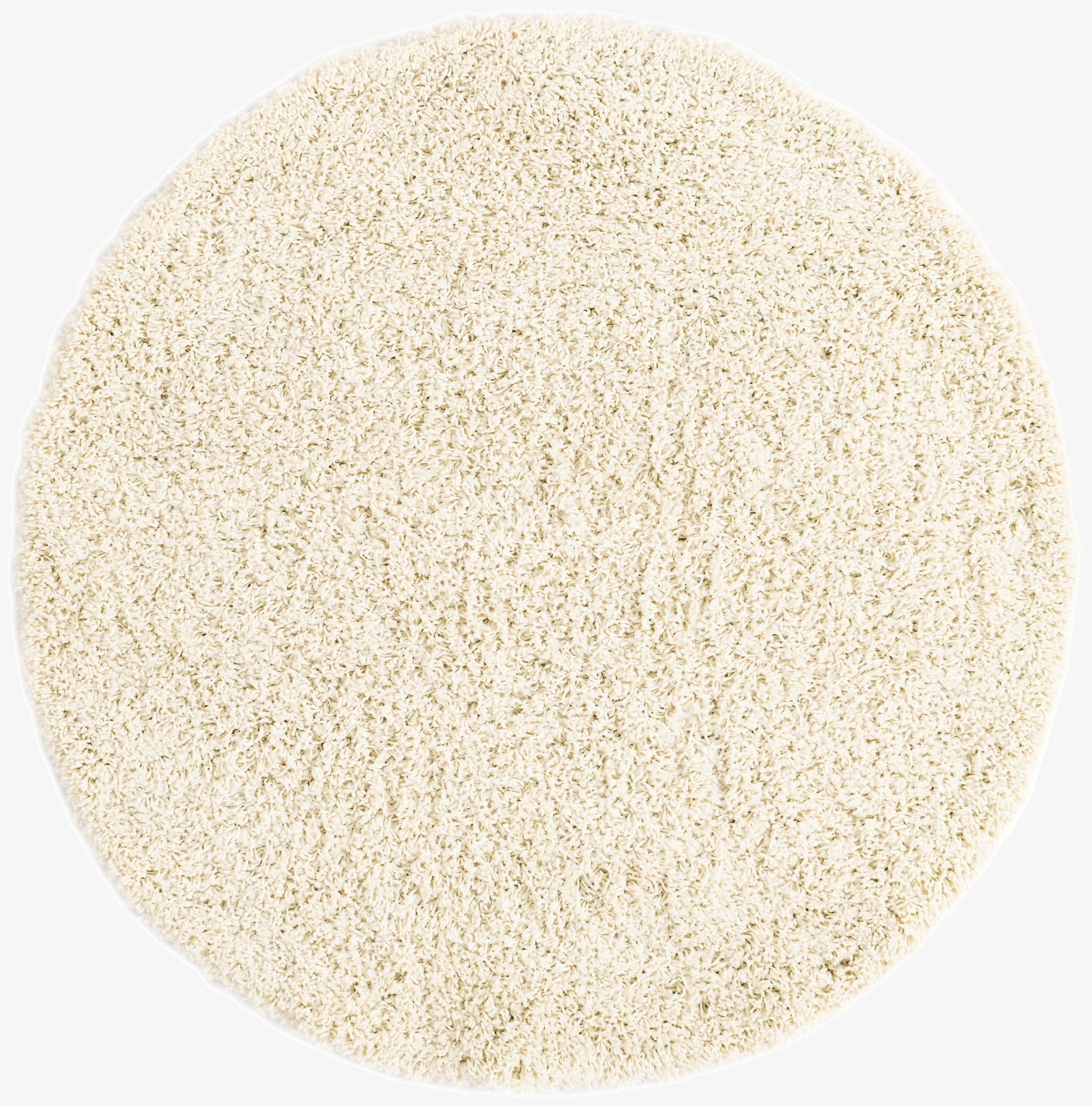 Primary image 4' x 4' Solid Shag Round Rug