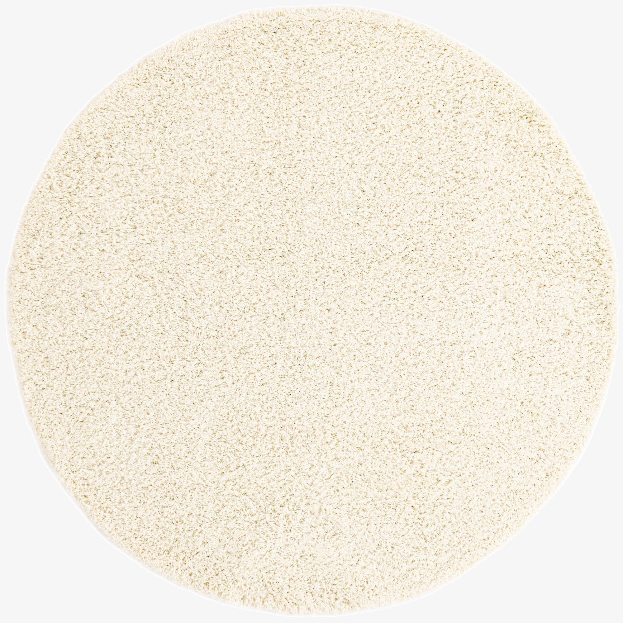 Primary image 6' x 6' Solid Shag Round Rug