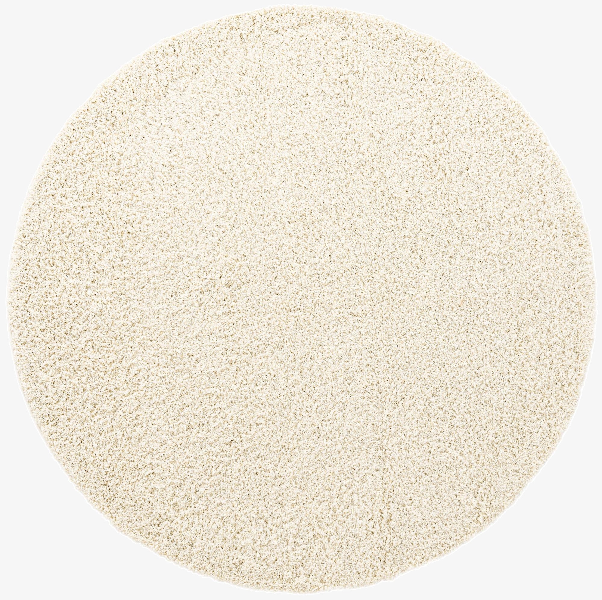 Primary image 7' 10 x 7' 10 Solid Shag Round Rug