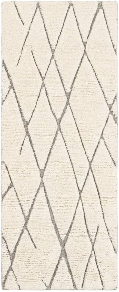 Detail image of 2' x 5' 1 Atlas Moroccan Wool Runner Rug