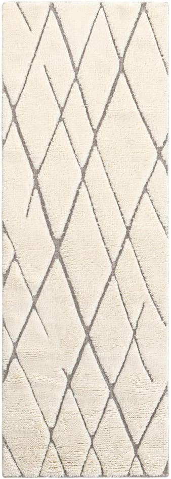 Detail image of 2' x 6' 1 Hand Knotted Atlas Moroccan Wool Runner Rug