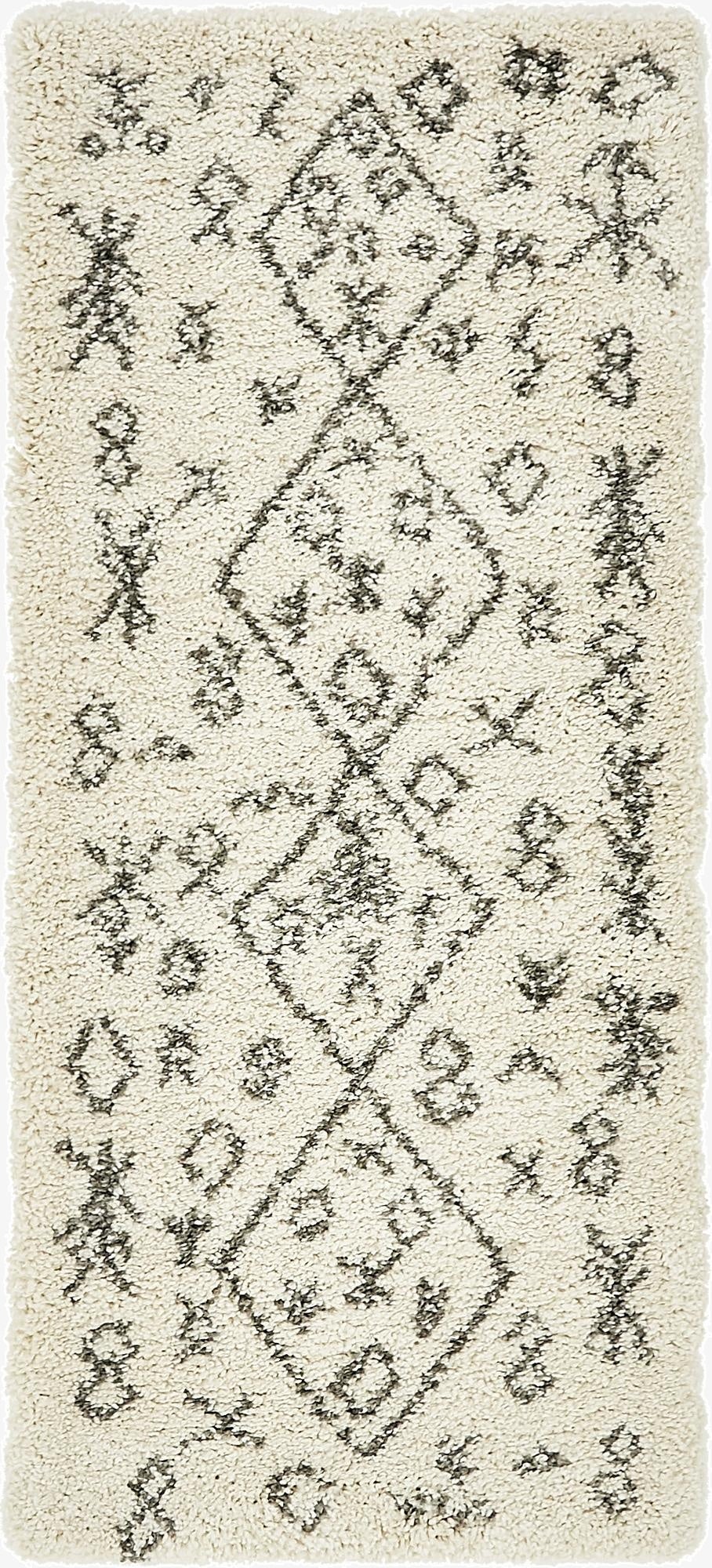 2' 7 x 6' Marrakesh Shag Runner Rug