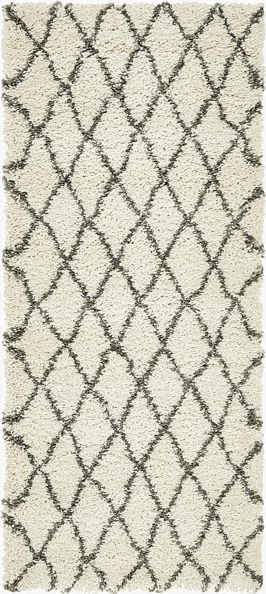 2' 7 x 6' Marrakesh Shag Runner Rug