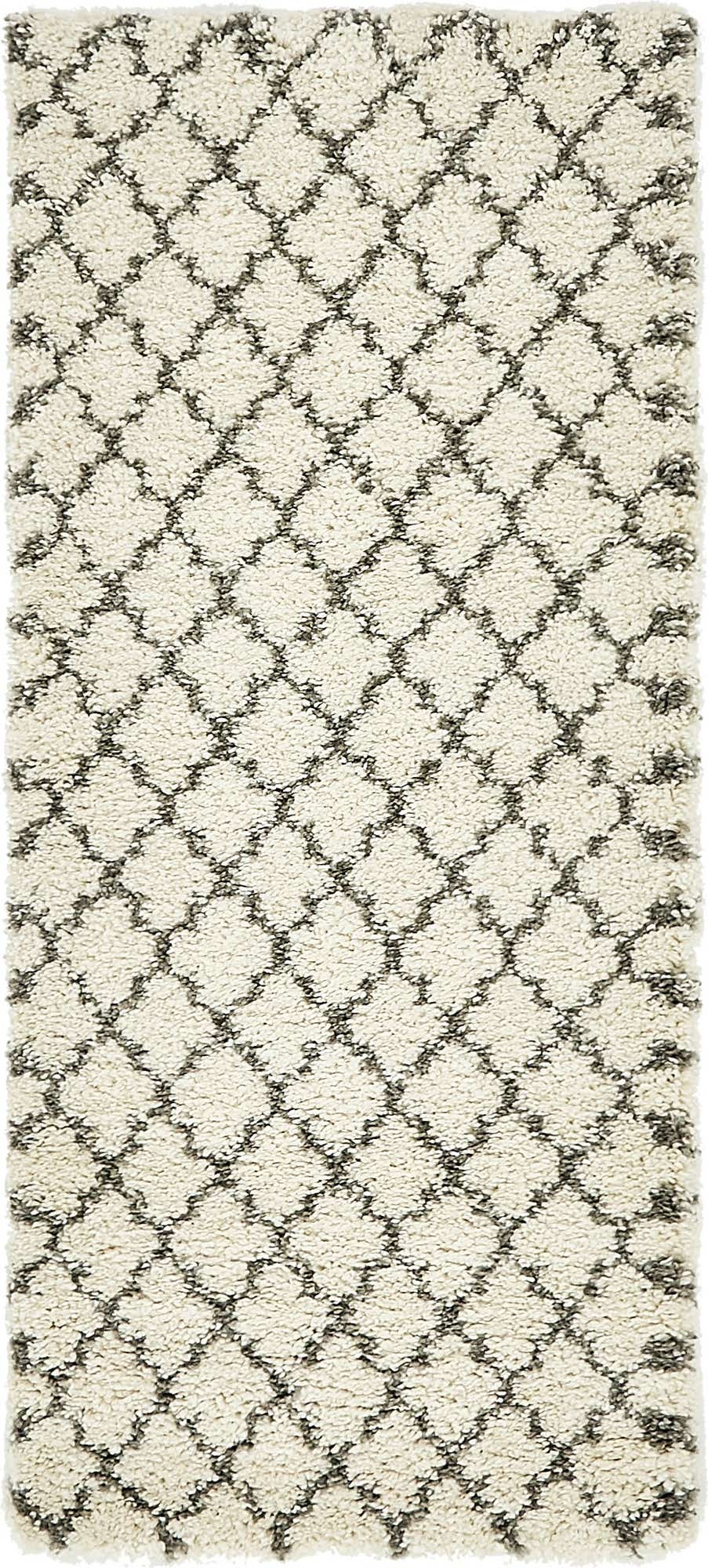 2' 7 x 6' Moroccan Shag Runner Rug