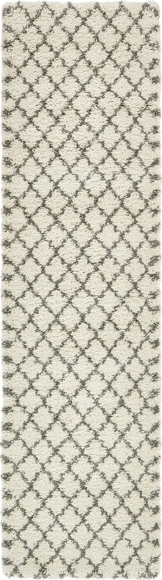 2' 7 x 10' Moroccan Shag Runner Rug