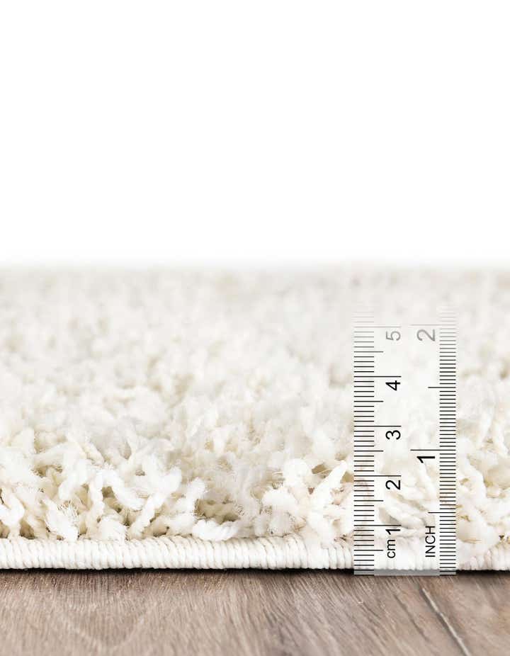2' x 8' Solid Shag Runner Rug