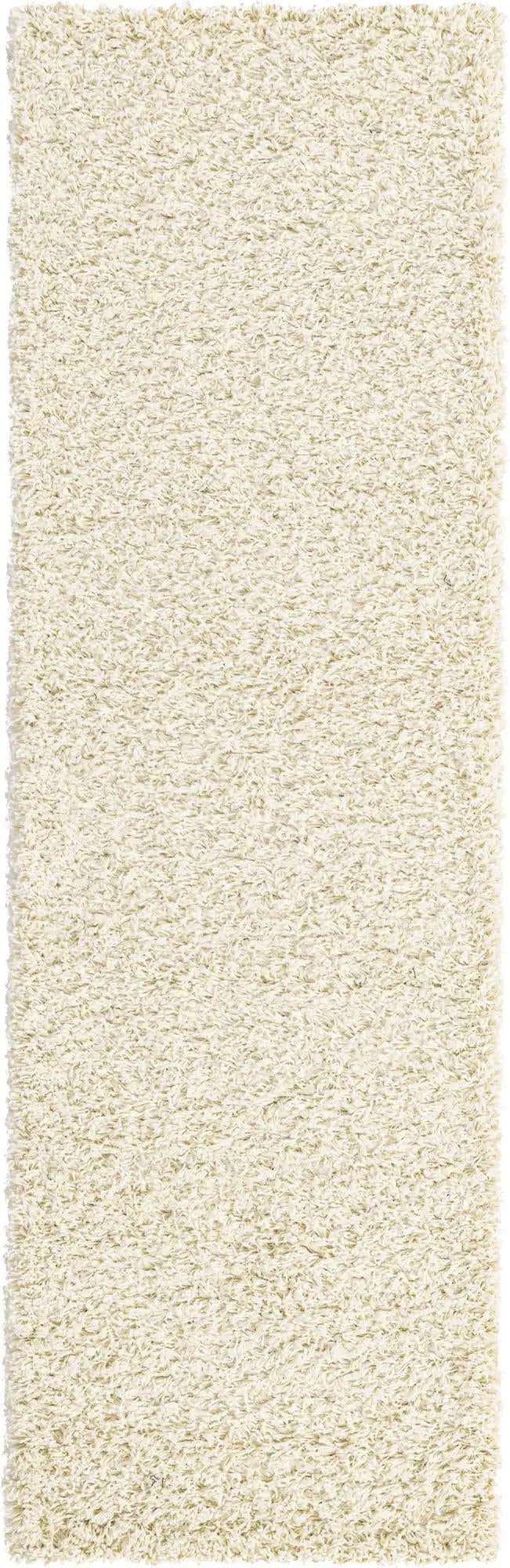 2' x 6' 5 Solid Shag Runner Rug
