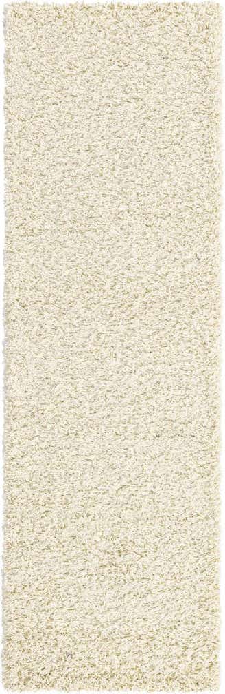 2' x 6' 5 Solid Shag Runner Rug