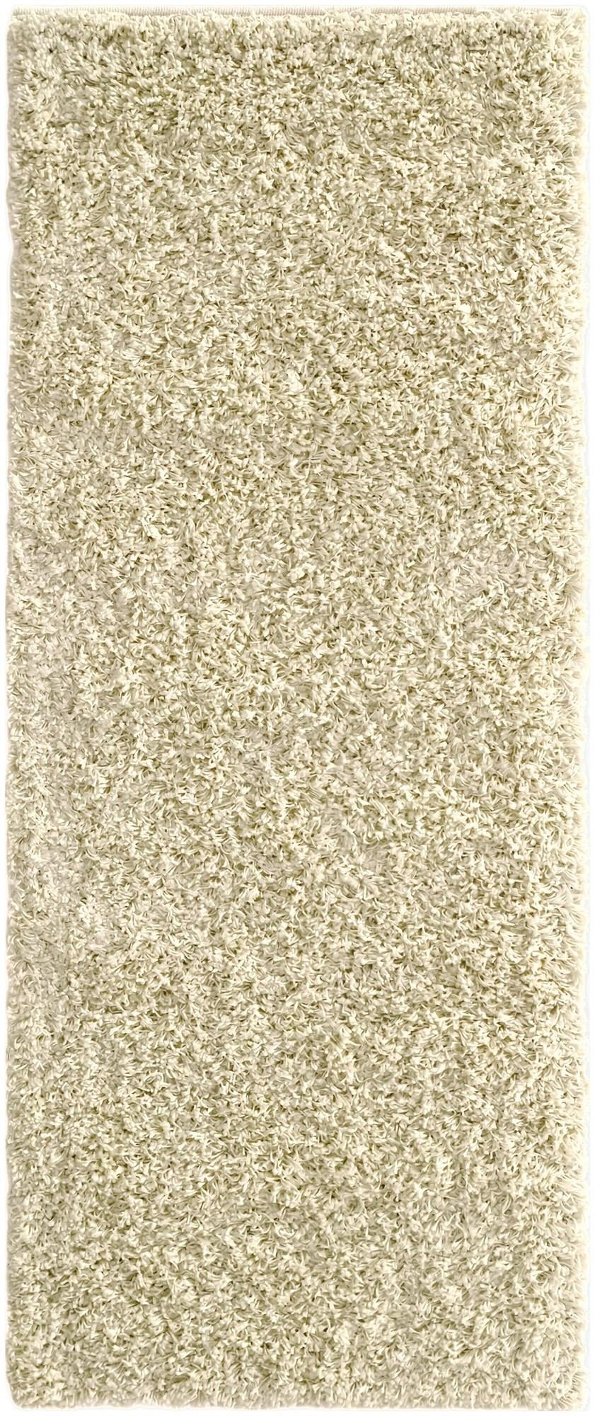 2' x 5' Solid Shag Runner Rug