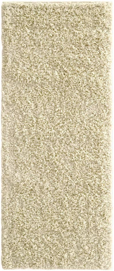 Detail image of 2' x 5' Solid Shag Runner Rug