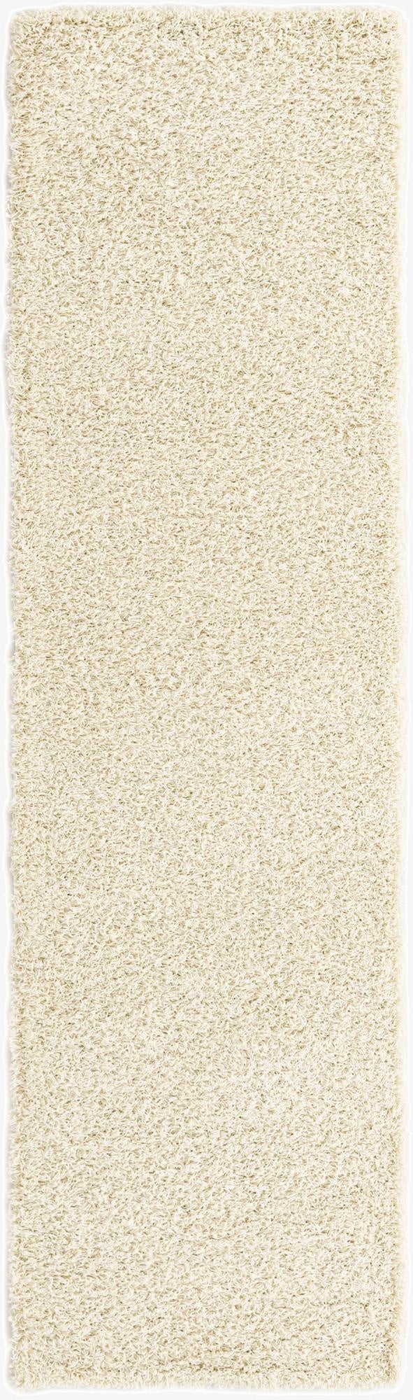 Primary image 2' 7 x 10' Solid Shag Runner Rug