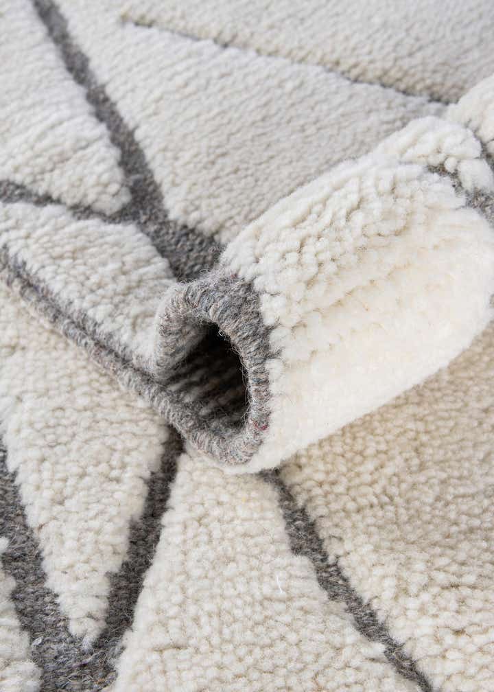 7' 10 x 7' 10 Hand Knotted Atlas Moroccan Wool Square Rug