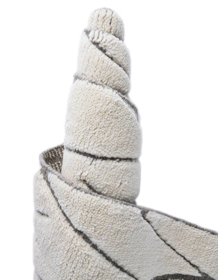 Detail image of 7' 10 x 7' 10 Hand Knotted Atlas Moroccan Wool Square Rug