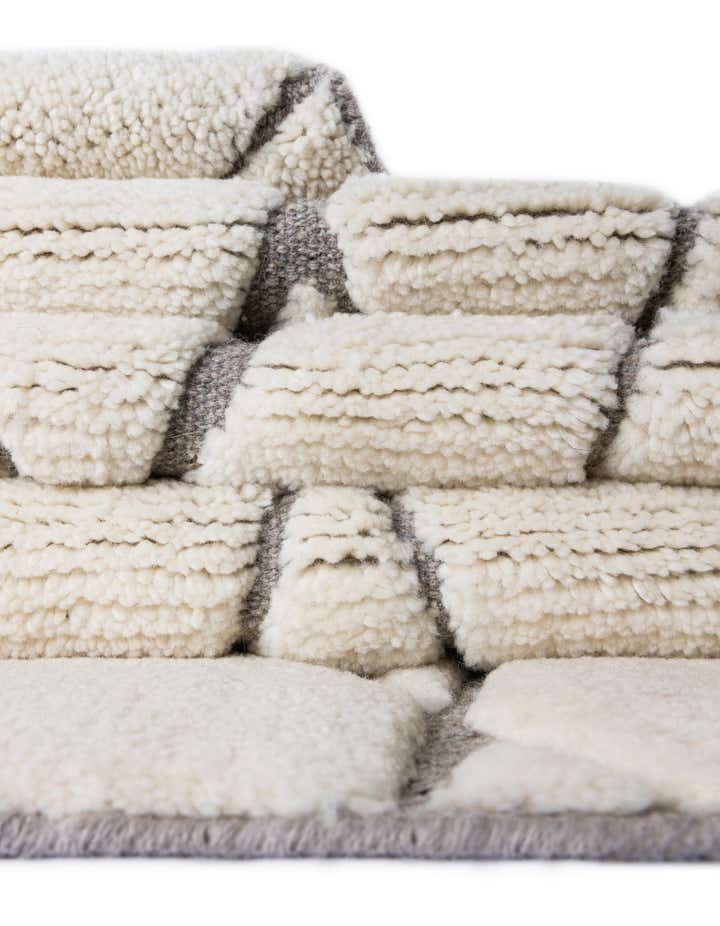 7' 10 x 7' 10 Hand Knotted Atlas Moroccan Wool Square Rug