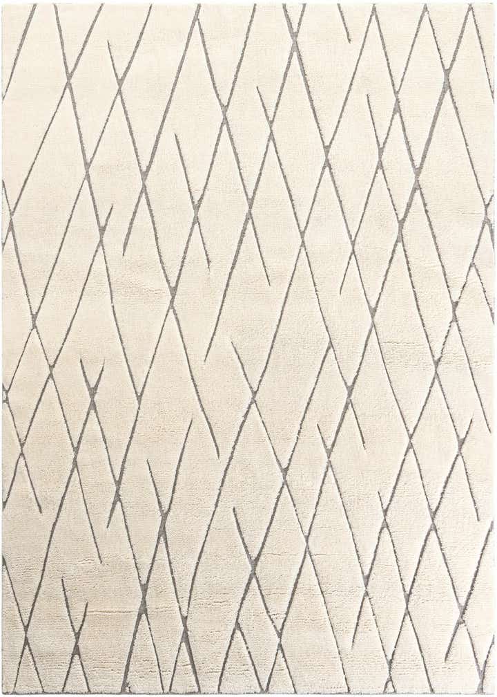 7' 10 x 7' 10 Hand Knotted Atlas Moroccan Wool Square Rug