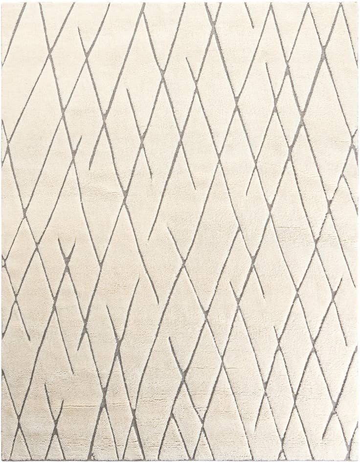 Detail image of 7' 10 x 7' 10 Hand Knotted Atlas Moroccan Wool Square Rug