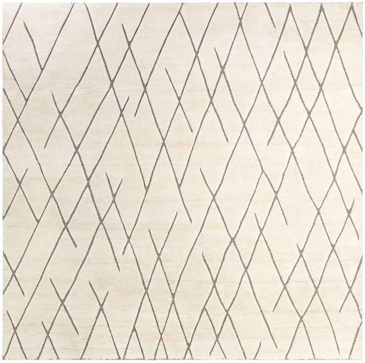 Detail image of 12' x 12' Atlas Moroccan Wool Square Rug
