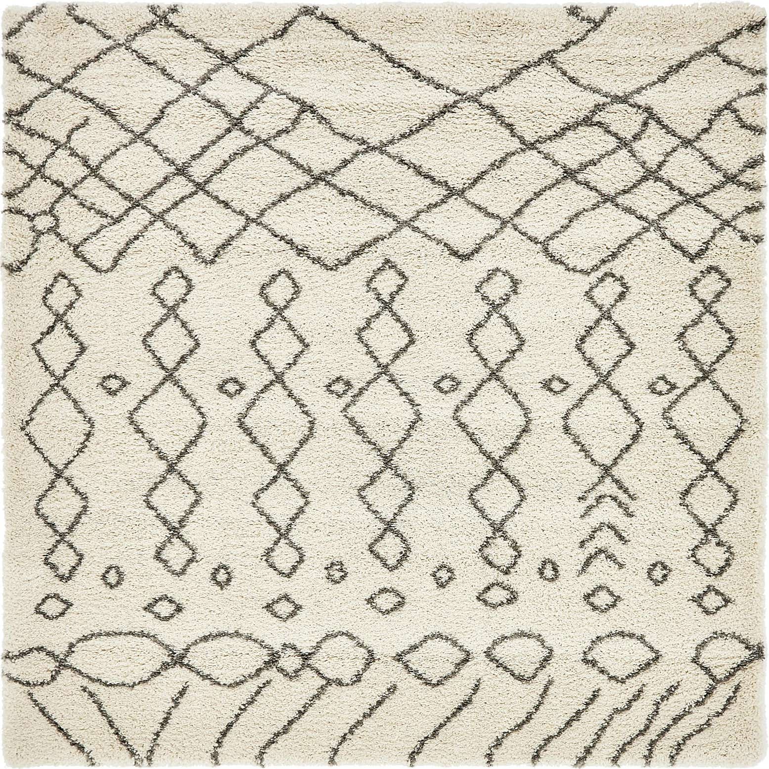 8' x 8' Moroccan Shag Square Rug