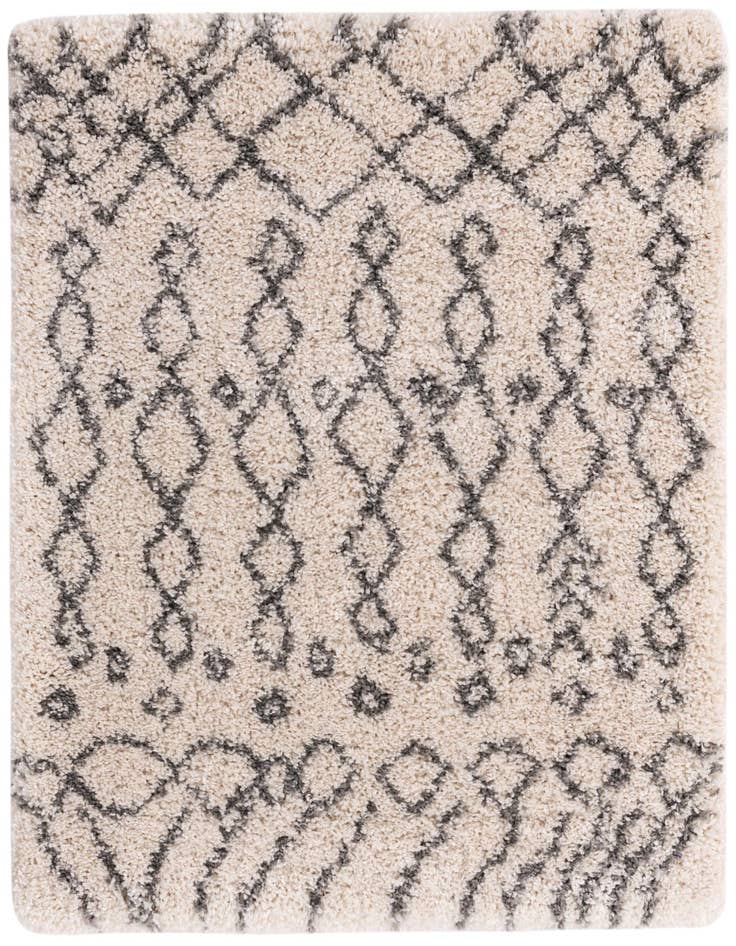 Detail image of 4' x 4' Moroccan Shag Square Rug