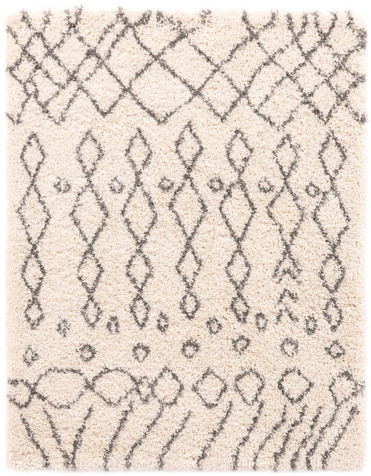 Detail image of 5' 3 x 5' 3 Moroccan Shag Square Rug