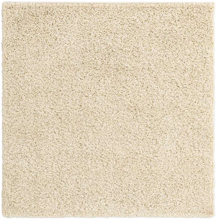 5' x 5' Solid Shag Square Rug