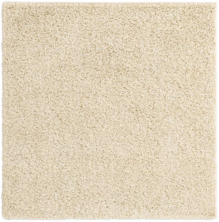 Detail image of 5' x 5' Solid Shag Square Rug