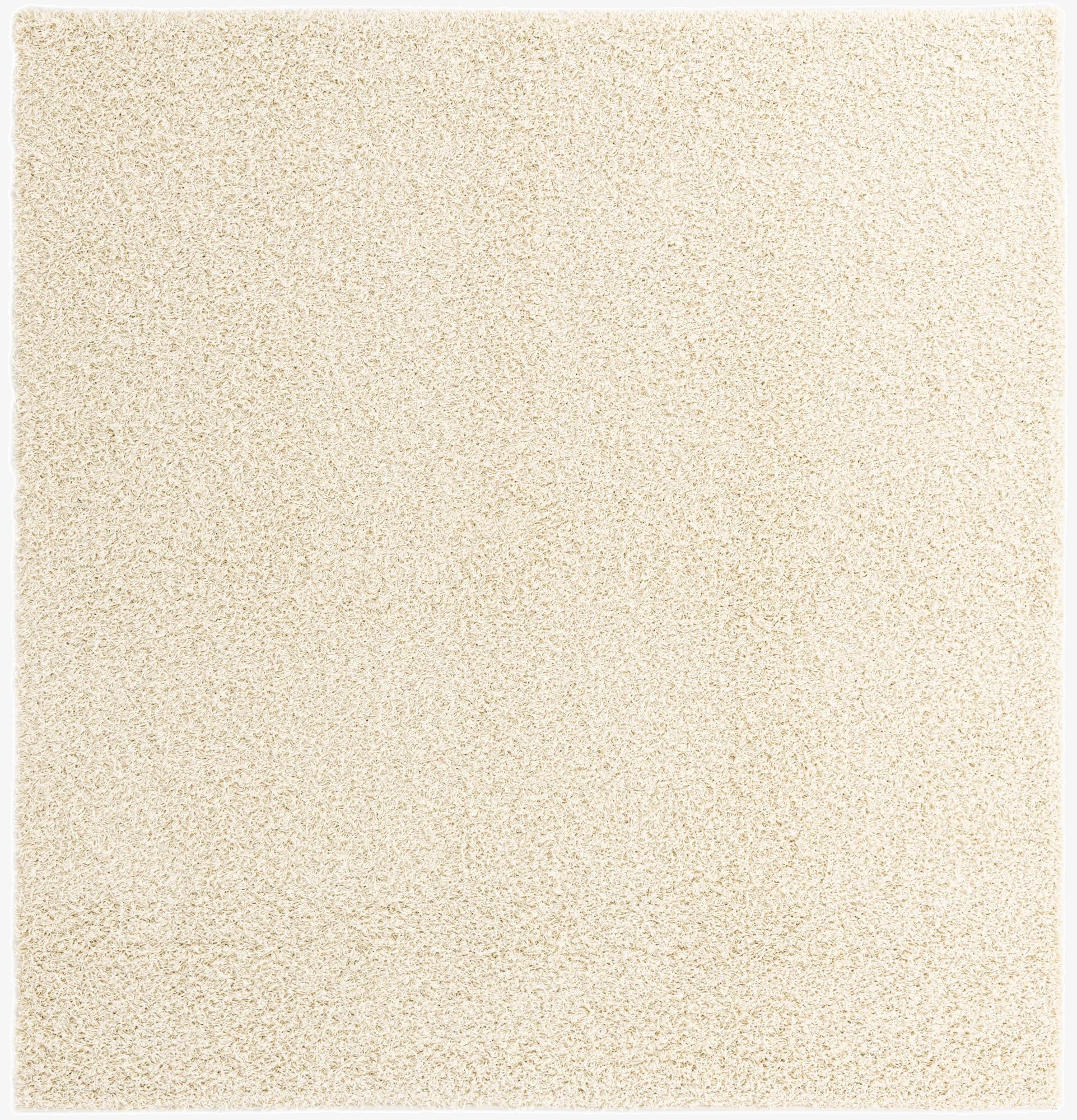 7' 10 x 7' 10 Solid Shag Square Rug