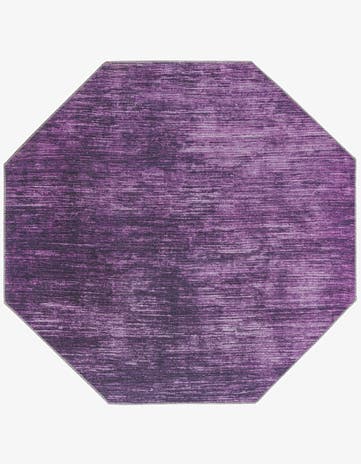 Purple Asha Octagon Rug