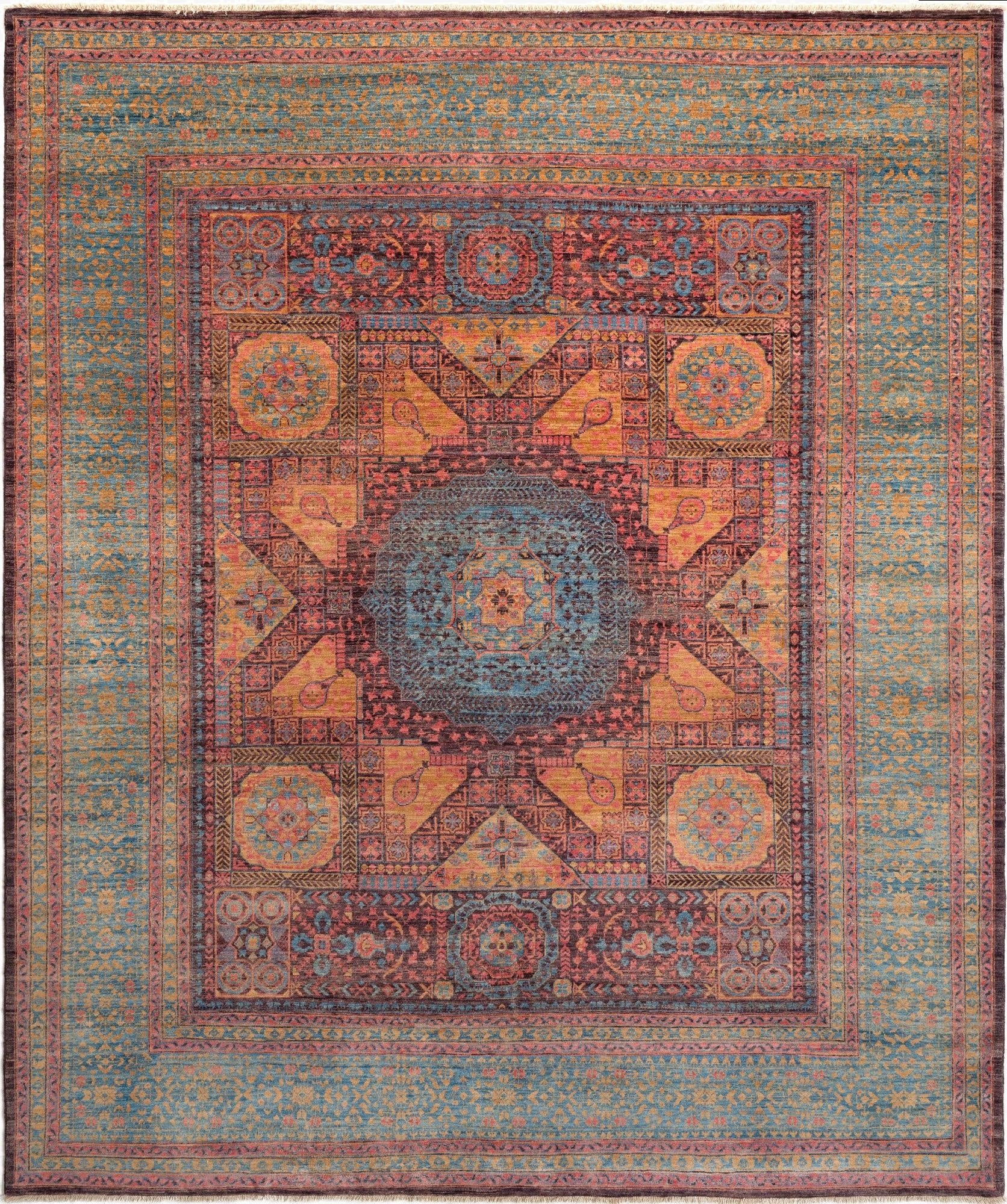 8' 2 x 9' 9 Hand Knotted Amina Rug