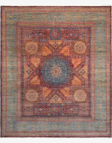 8' 2 x 9' 9 Hand Knotted Amina Rug