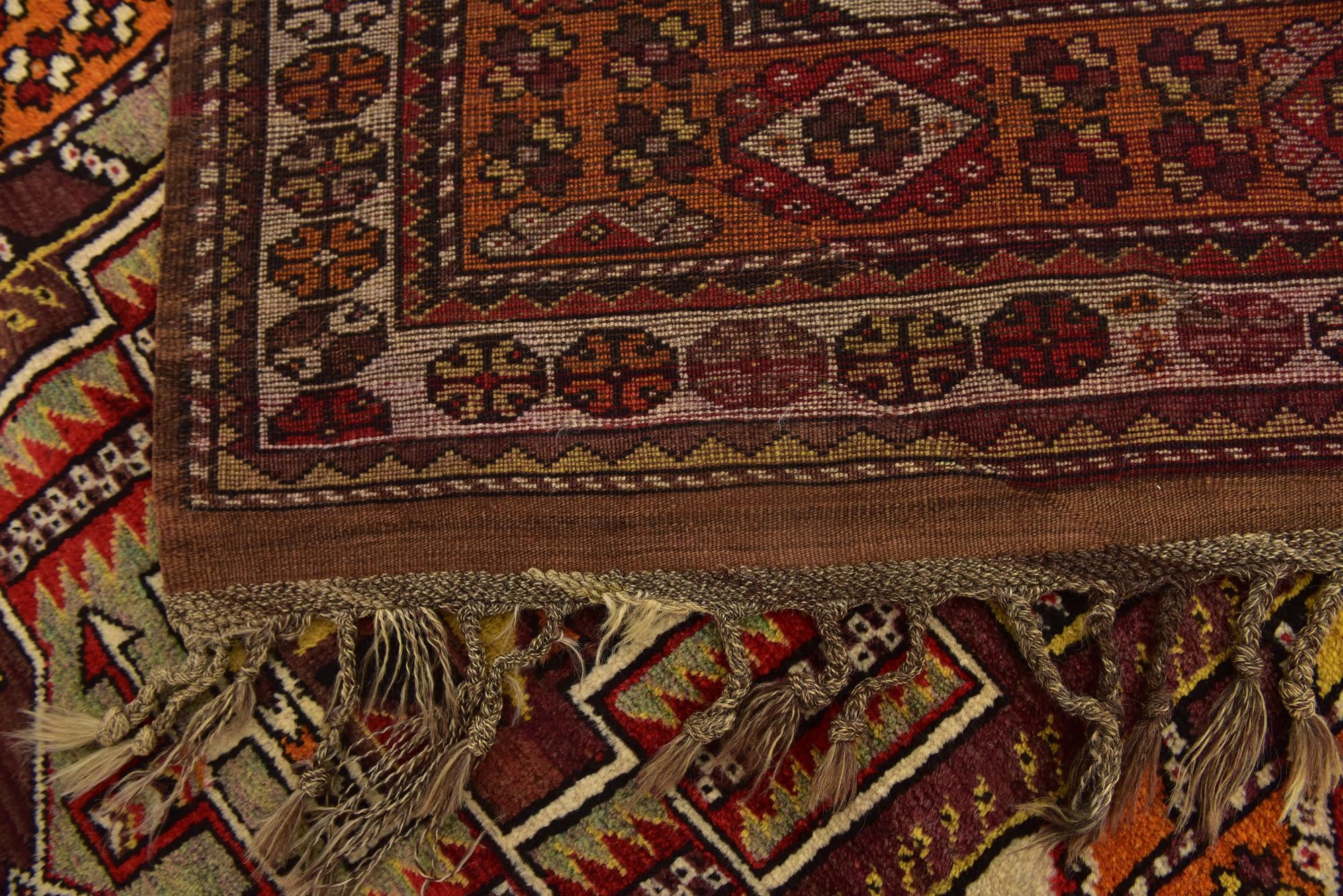 4' x 5' 7 Hand Knotted Anatolian Wool Rug