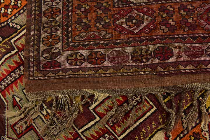4' x 5' 7 Hand Knotted Anatolian Wool Rug