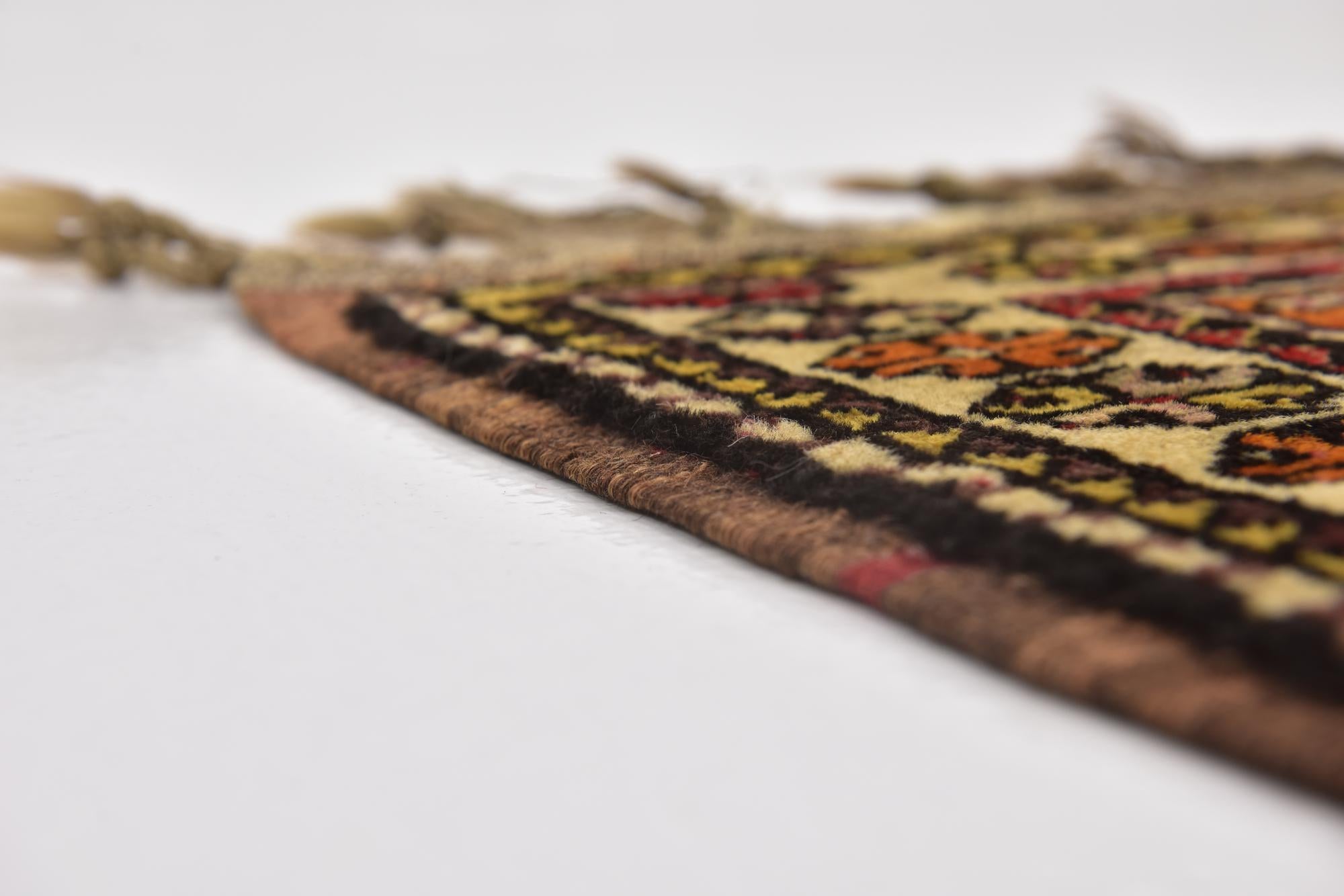 4' x 5' 7 Hand Knotted Anatolian Wool Rug