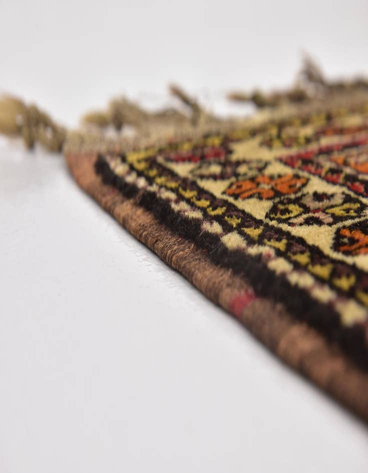 Detail image of 4' x 5' 7 Hand Knotted Anatolian Wool Rug