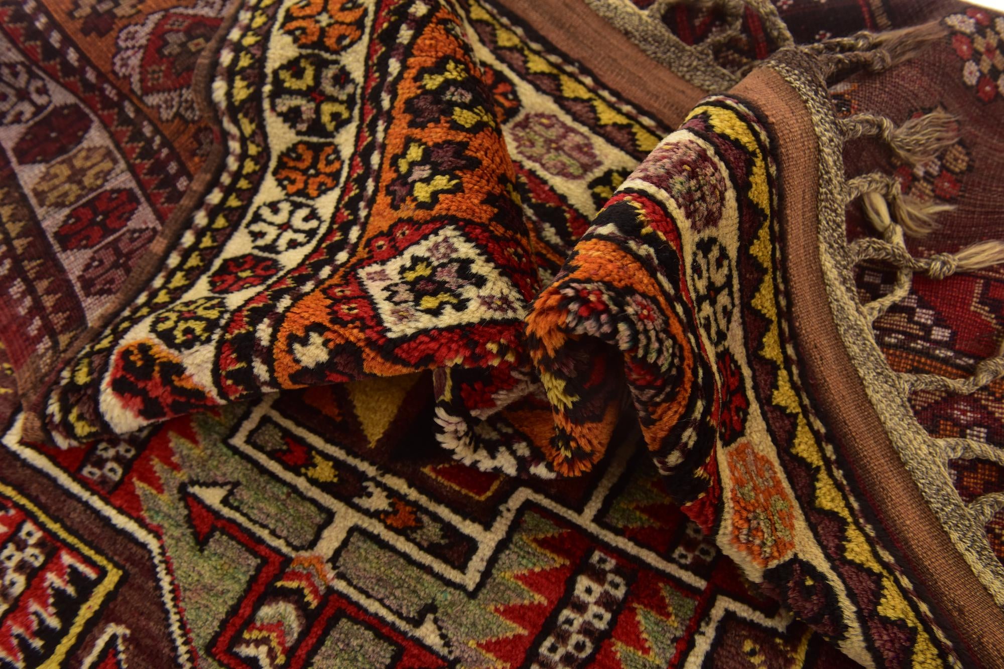 4' x 5' 7 Hand Knotted Anatolian Wool Rug