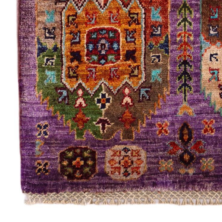 Detail image of 2' x 3' 2 Hand Knotted Ariana Ziegler Rug