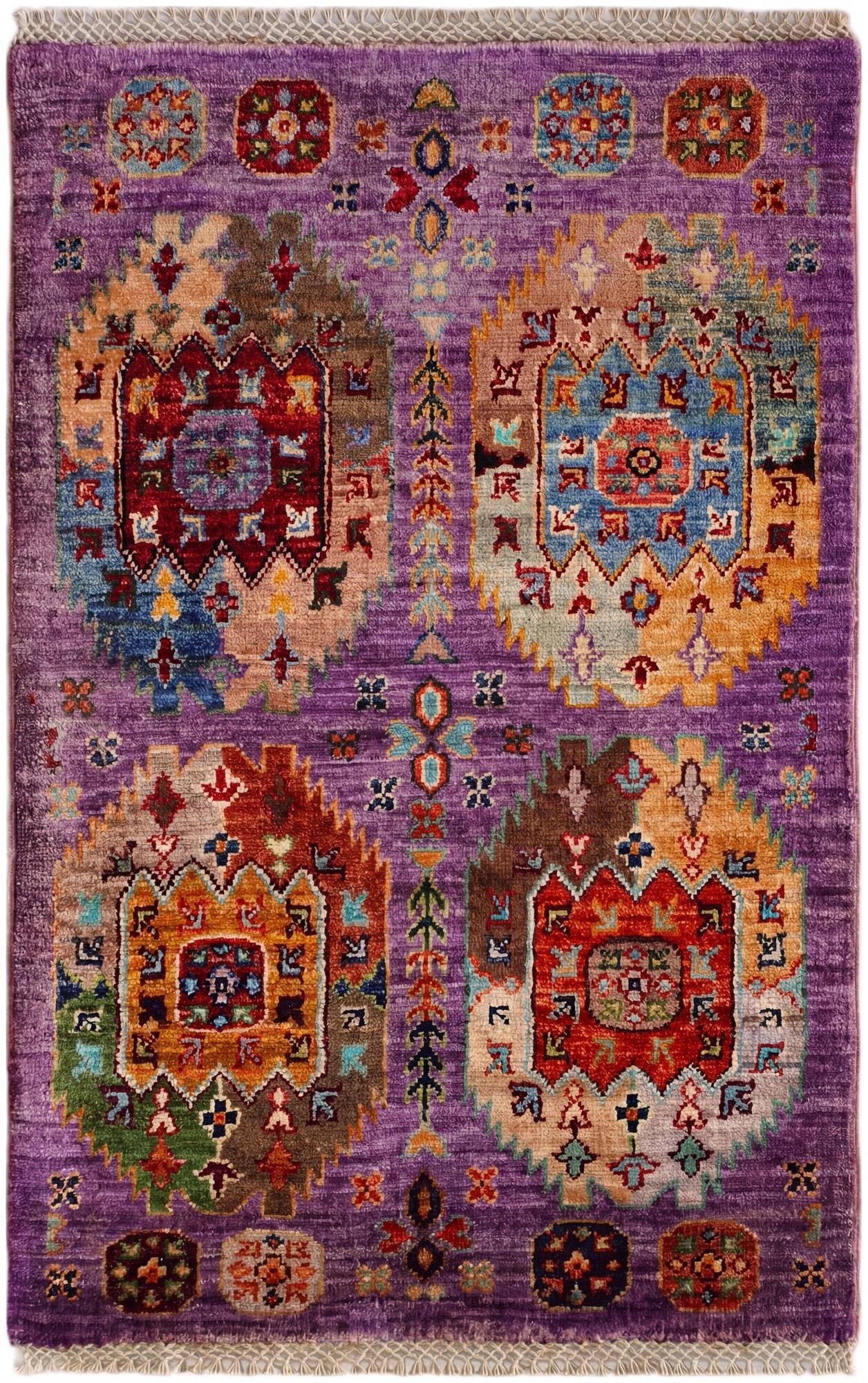 2' x 3' 2 Hand Knotted Ariana Ziegler Rug