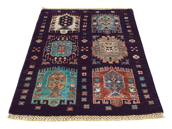 2' x 3' Hand Knotted Ariana Ziegler Rug