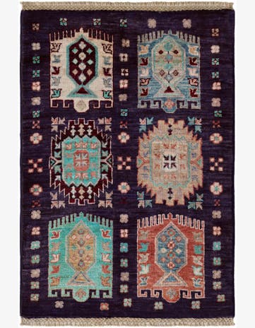 2' x 3' Hand Knotted Ariana Ziegler Rug