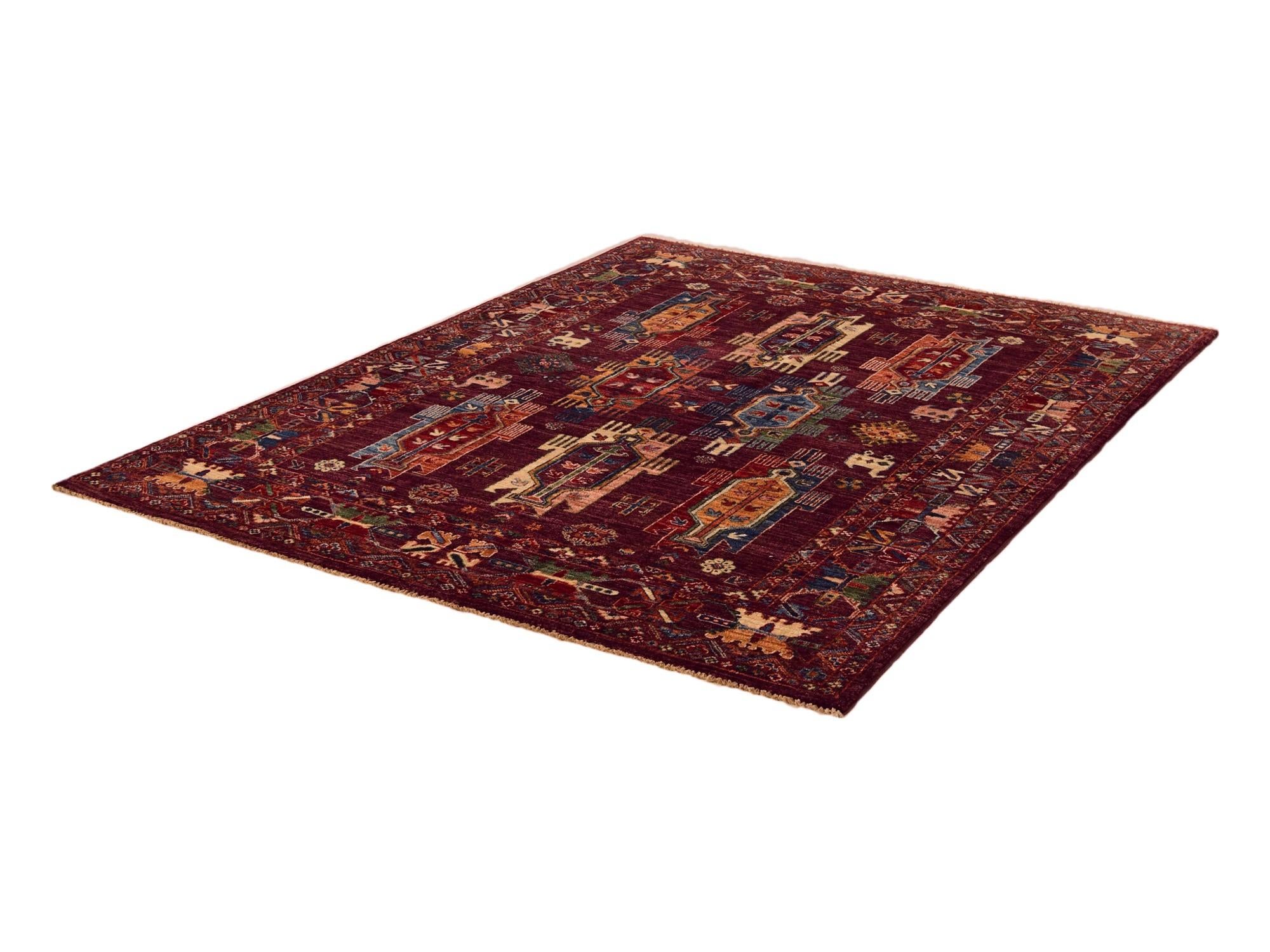 4' 11 x 6' 6 Hand Knotted Ariana Ziegler Rug