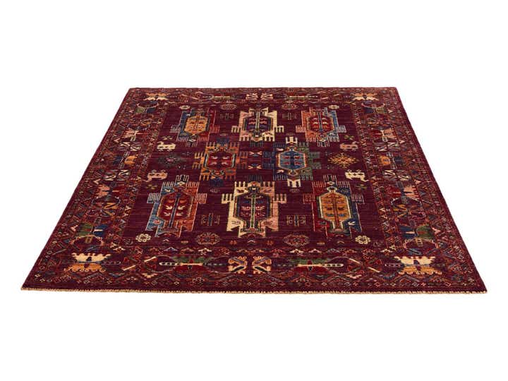 4' 11 x 6' 6 Hand Knotted Ariana Ziegler Rug