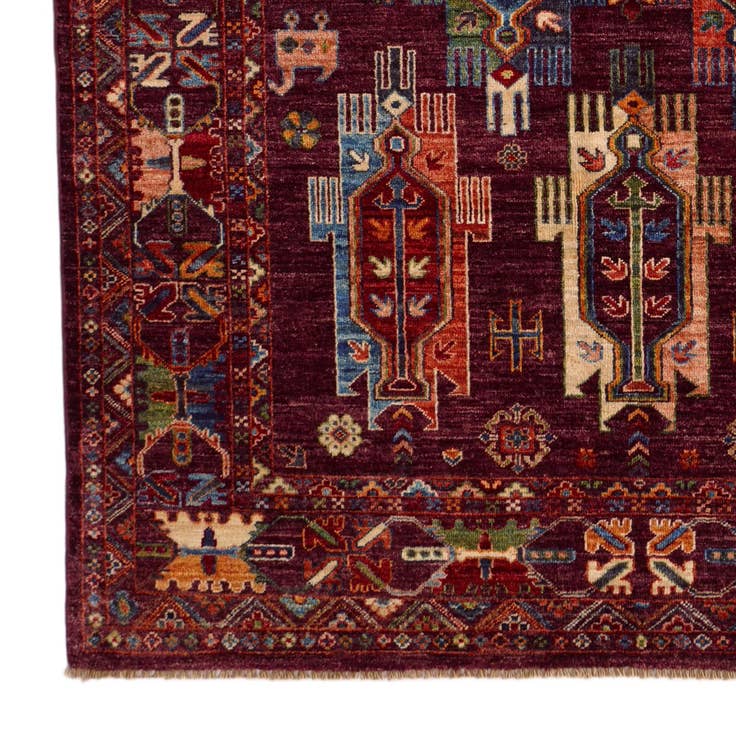 Detail image of 4' 11 x 6' 6 Hand Knotted Ariana Ziegler Rug